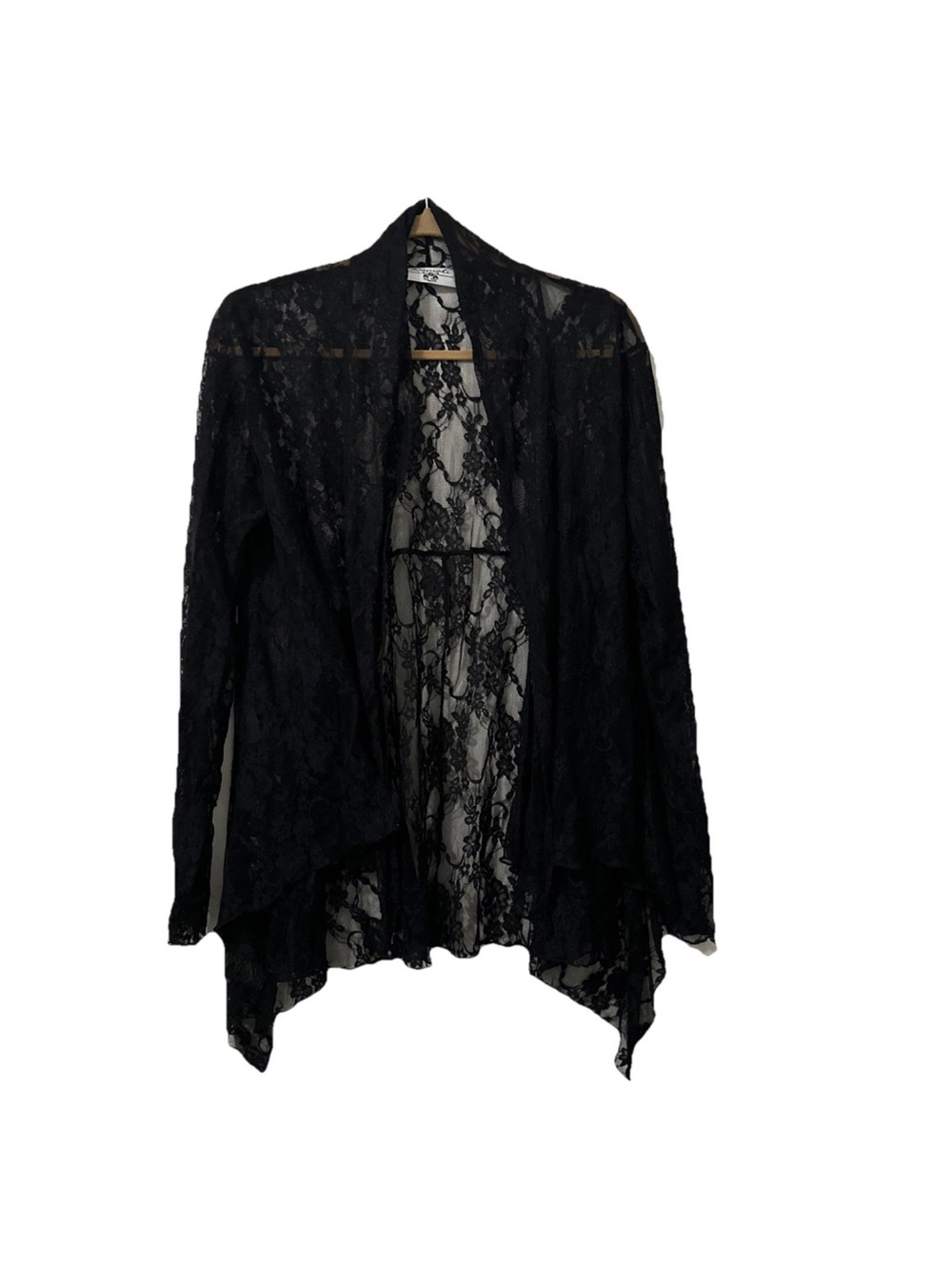 Daniali Usa WOMENS BLACK LACE KIMONO SIZE MEDIUM Great Condition
